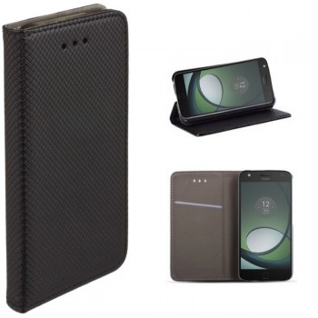 Juodas atverciamas idėklas  (Moto Z Play telefonams)